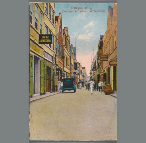 Curaçao, W.I., Commercial Street, Willemstad