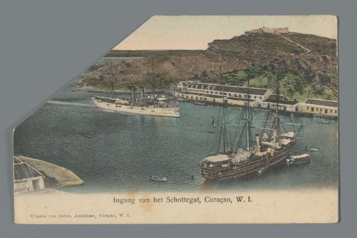 Entrance to the Schottegat, Curaçao W.I.