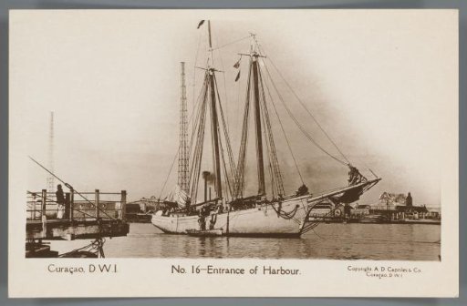 Curaçao, D.W.I. - Entrance of Harbour