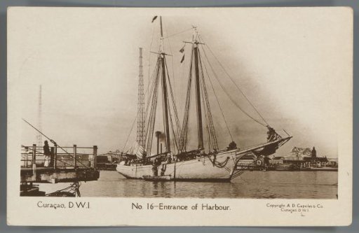 Curaçao, D.W.I. - Entrance of Harbour