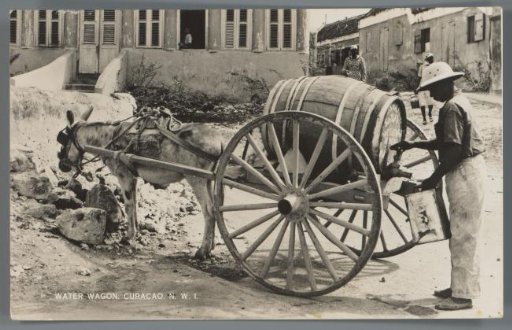 Water wagon, Curacao, N.W.I.