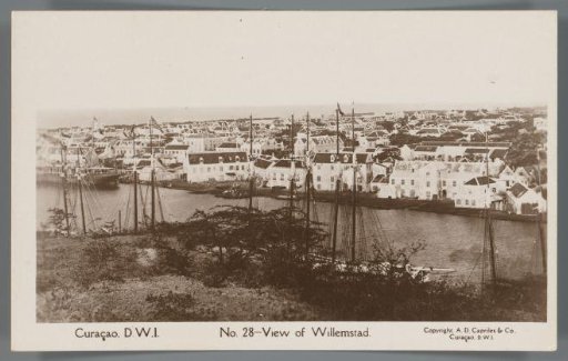 Curaçao, D.W.I. - View of Willemstad