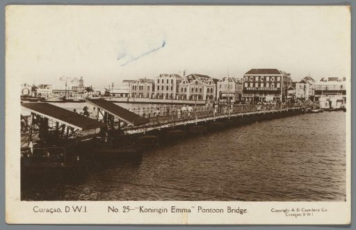 Curaçao, D.W.I.: "Koningin Emma" Pontoon Bridge