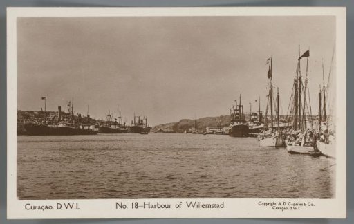 Curaçao, D.W.I. - Harbour of Willemstad