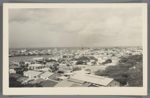 Panorama of Willemstad in Curaçao