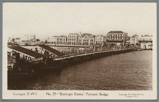 Curaçao, D.W.I.: "Koningin Emma" Pontoon Bridge