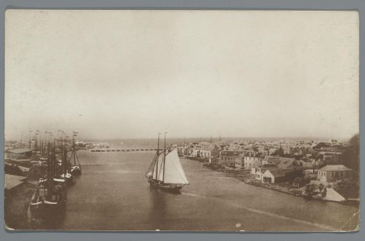 Curaçao, W.-I.: Sailing Vessel going to Sea