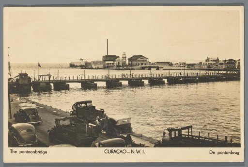 CURAÇAO - N.W.I.: The pontoonbridge / De pontonbrug