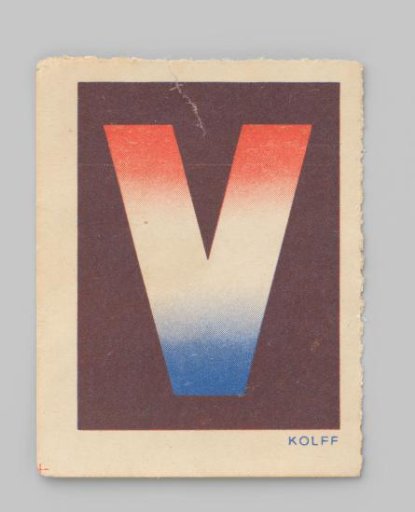 Sticker with V-Sign
