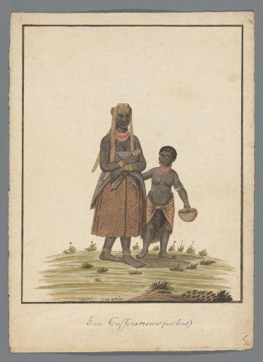 Xhosa woman and daughter