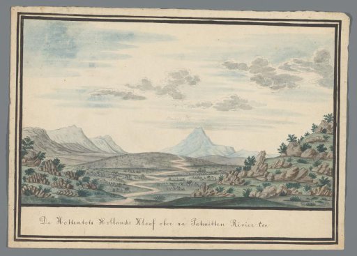 The Hottentots-Holland Kloof in the direction of the Palmiet River