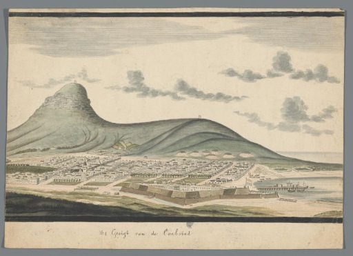 Panorama of Cape Town (center sheet)