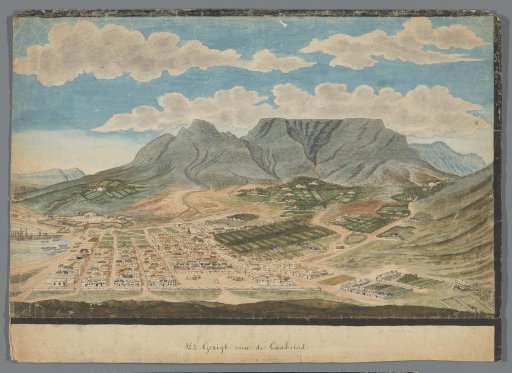 View of Cape Town (right half)