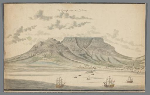 View of Cape Town (left half)