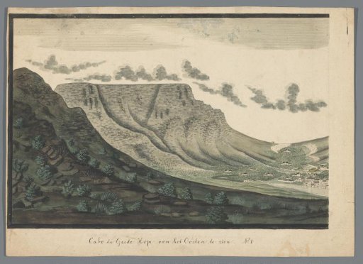 Panorama of Cape Town (left sheet)