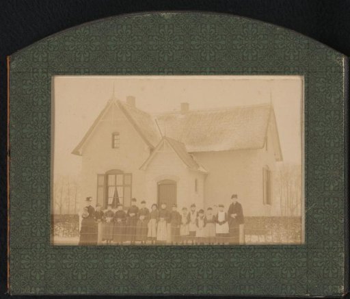 Group in Front of a House