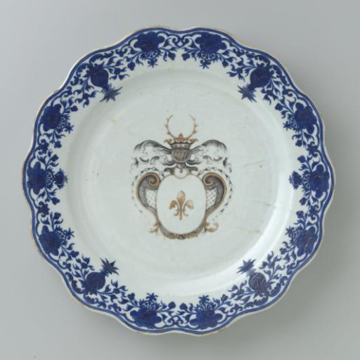 Plate with the Coat of Arms of the Swellengrebel Family