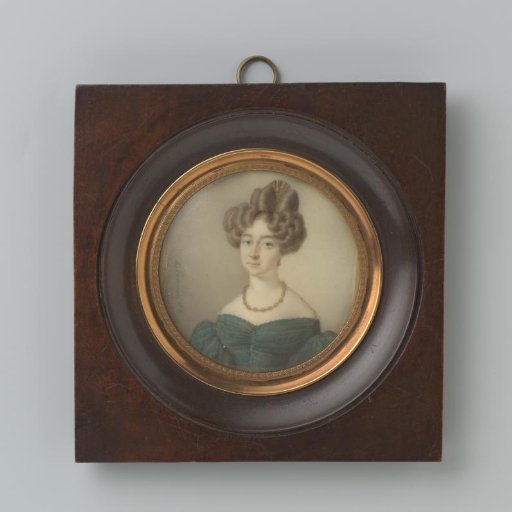 Miniature portrait of Geertruida Anna Elisabeth Hoffmann