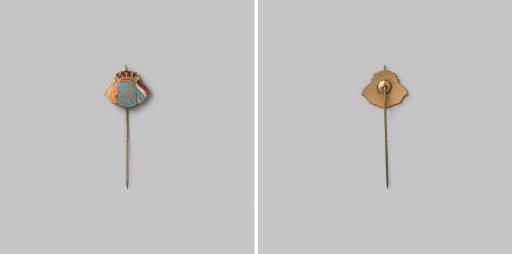 Orange brooch