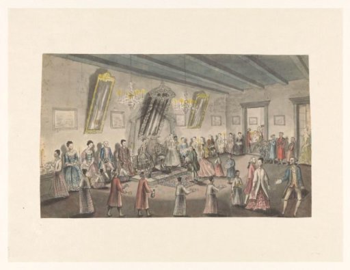 Dutch wedding celebration in Batavia