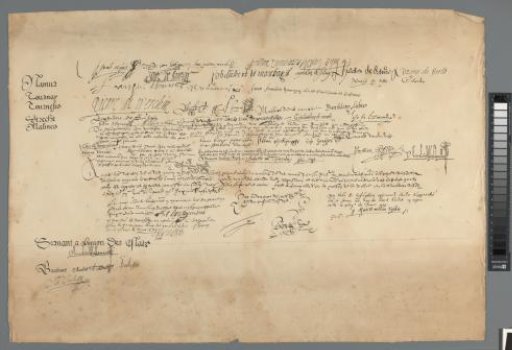 Facsimile of a document of the Union of Utrecht