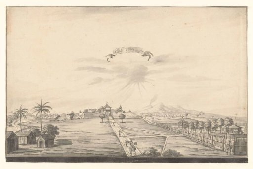 View of the fort of Salatiga