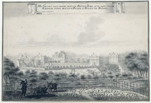 View of the country house of Buitenzorg