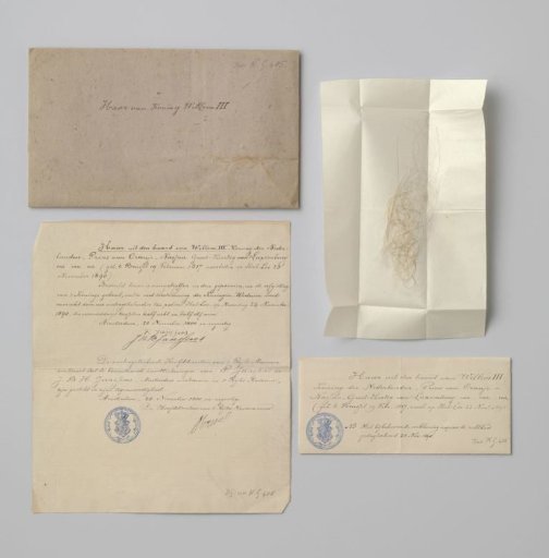 Hair from the beard of King William III