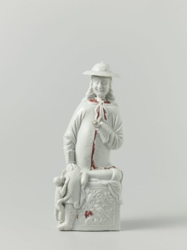 Figure of a European merchant