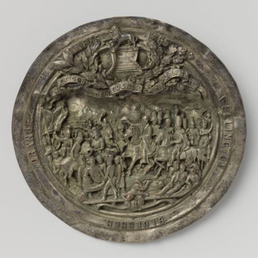 Plaque of the Battle of Waterloo