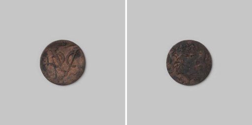 Copper duit from the East Indies