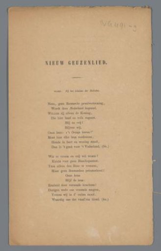 New Song of the Geuzen