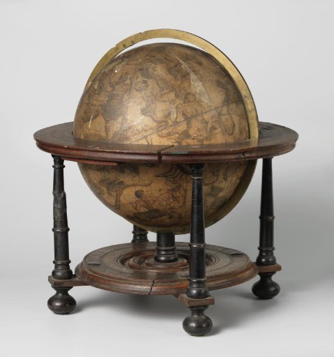 Celestial Globe in a Wooden Chair