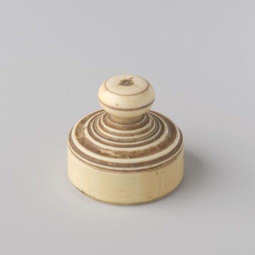 Seal stamp and counter-seal stamp with the coat of arms of Cornelis Lampsins