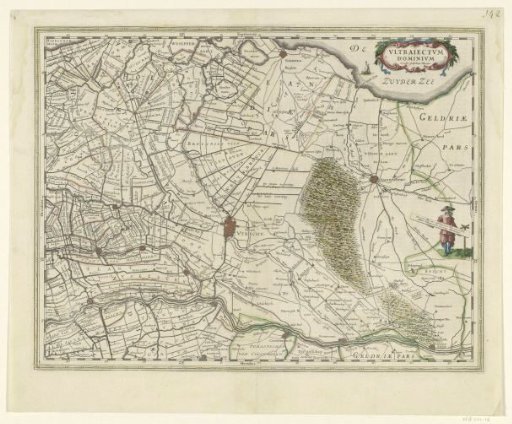 Map of the province of Utrecht