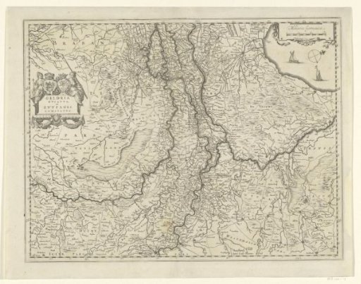 Map of Gelderland and Zutphen
