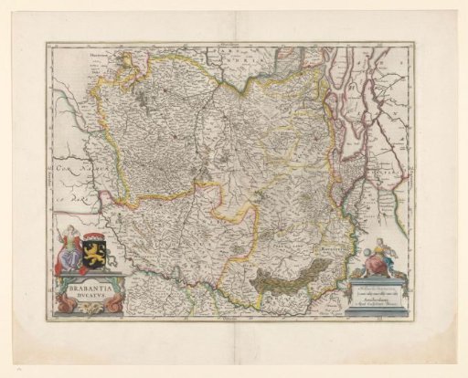 Map of Brabant