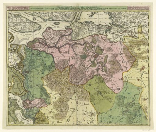 Map of Brabant