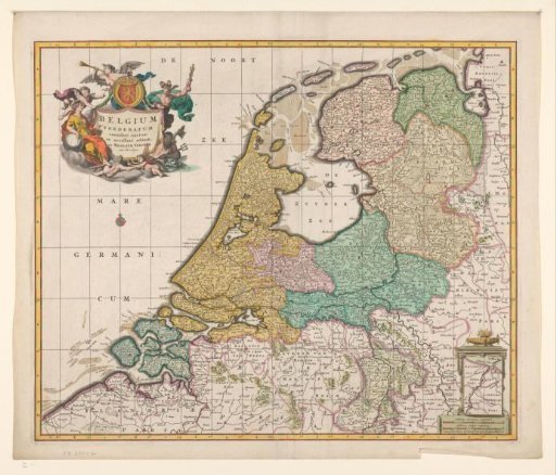 Map of the Republic of the Seven United Netherlands