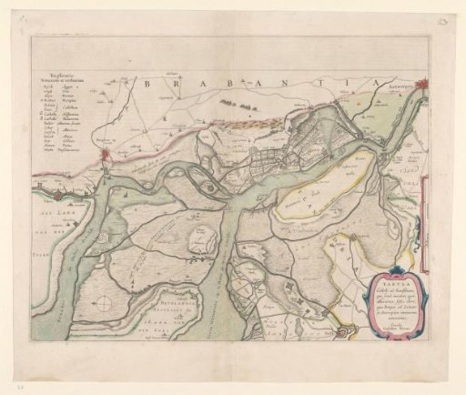 Map of the surroundings of Zandvliet