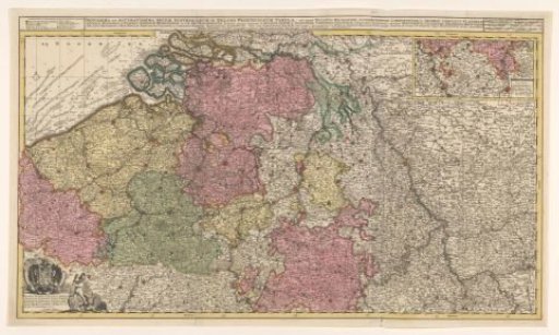 Map of the Southern (Austrian) Netherlands