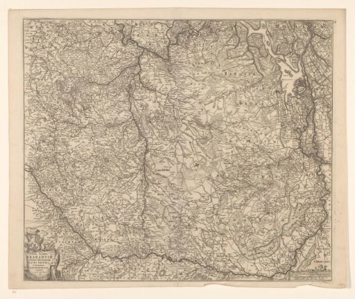 Map of the Duchy of Brabant