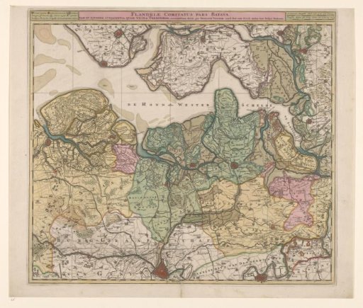 Map of Northern Flanders