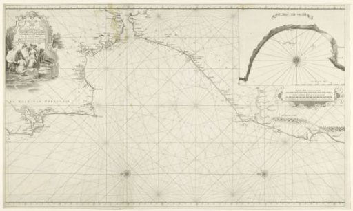 Sea chart of the Strait of Gibraltar and the Bay of Tangier