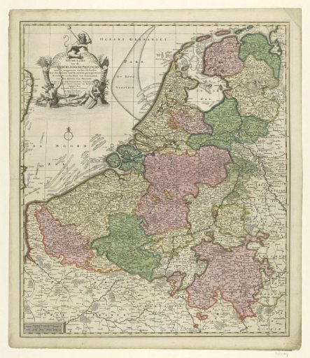 Map of the Republic of the Seven United Netherlands