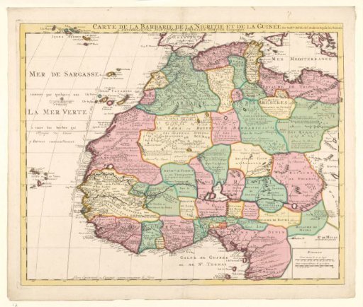 Map of North-West Africa