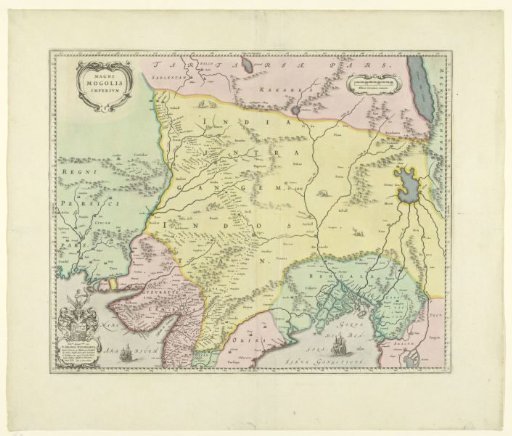 Map of Central and North India