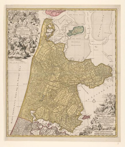 Map of North Holland