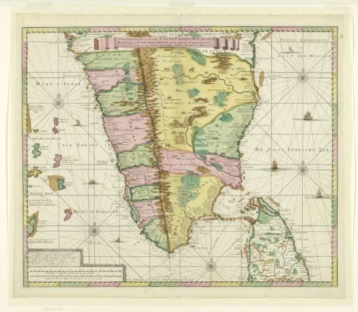 Map of South India