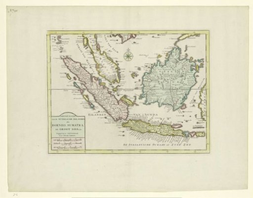 Map of the Indonesian archipelago